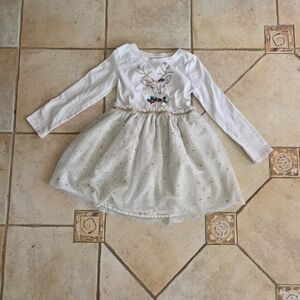 Girls Reindeer Sparkle Dress